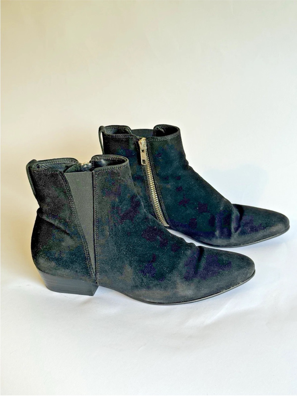 Isabel Marant Etoile Black Suede Ankle Booties Women’s Size 36